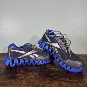 Reebok Women’s 8M Zig Pulse Composite Toe Work Shoe RB3018 Gray Blue Preowned